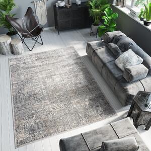 Dizajnový moderný koberec so vzorom v hnedých odtieňoch Béžová Šírka: 60 cm | Dĺžka: 100 cm