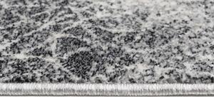 Sivý dizajnový koberec s jemným vzorom Sivá Šírka: 60 cm | Dĺžka: 100 cm