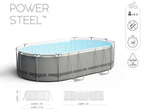 Bestway Veľký bazén Bestway POWER STEEL ™ FRAME 488x305x107cm 56448