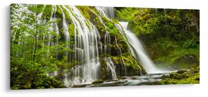 Obraz - Vodopád, Wind River Valley (120x50 cm)