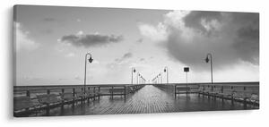 Obraz - Promenáda pri pobreží (120x50 cm)