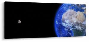 Obraz Mesiaca a Zeme (120x50 cm)