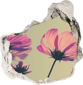 Fotoobraz diera na stenu Ružové kvety nd-p-104707608