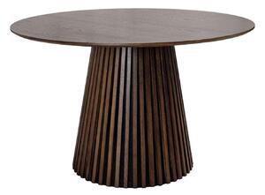 Dizajnový jedálenský stôl Wadeline 120 cm tmavý dub