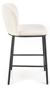 Barová stolička SCH-119 krémová/čierna