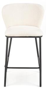 Barová stolička SCH-119 krémová/čierna