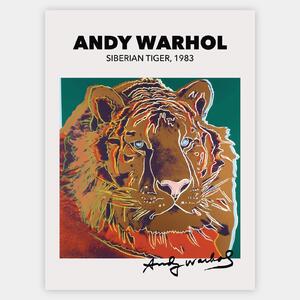 Plagát Siberian Tiger | Andy Warhol