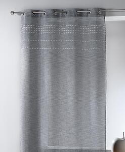 Záclona Dark Grey hotová Andalia 140x240cm