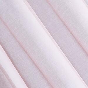 Ružová hladká záclona Argea 140×270 na páske