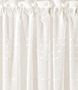 Biela záclona MARISA 140x250cm na páske