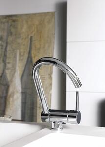 Set Sinks CRYSTAL 780.1 Metalblack + batéria Sinks MIX WINDOW W chróm