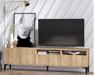 Dizajnový TV stolík Valentino 180 cm vzor dub
