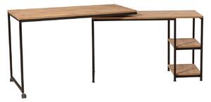 Dizajnový písací stôl Valonia 125 cm borovica