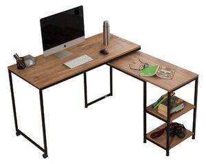 Dizajnový písací stôl Valonia 125 cm borovica