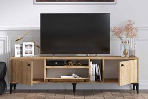 Dizajnový TV stolík Jaeson 180 cm vzor dub