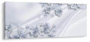 Obraz - Kvetinový dizajn (120x50 cm)