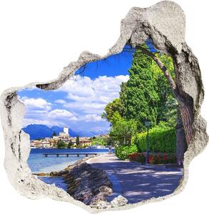 Díra 3D ve zdi nálepka Severné taliansko nd-p-80092003