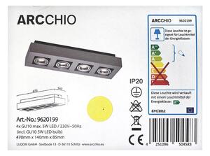 Arcchio Arcchio - LED Bodové svietidlo VINCE 4xGU10/5W/230V LW0209 + záruka 3 roky zadarmo
