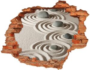 Diera 3D fototapeta nálepka Zen kamene piesok nd-c-62705757