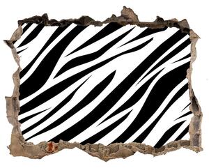 Samolepící díra zeď 3D Zebra pozadia nd-k-89914611