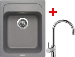 Set Sinks CLASSIC 400 Titanium + VITALIA