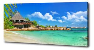 Foto obraz na plátne do obývačky Seychely pláž