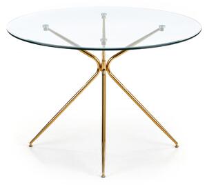 Jedálenský stôl RONDO zlatá