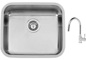 Set Sinks BELOM 540 V leštený + batéria Sinks MIX 35 P