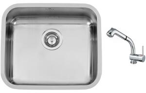 Set Sinks BELOM 540 V leštený + batéria Sinks MIX 3 S