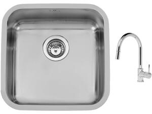 Set Sinks BAHIA 440 V leštený + batéria Sinks MIX 35 P