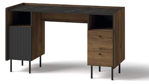 Písací stôl Prestigo P9 - orech warmia / čierna
