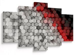Obraz - 3D hexagóny (150x105 cm)