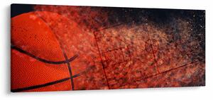 Obraz - Basketbalová lopta (120x50 cm)