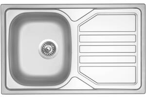 Set Sinks OKIO 800 V 0,7mm leštený + batéria Sinks EVERA chróm