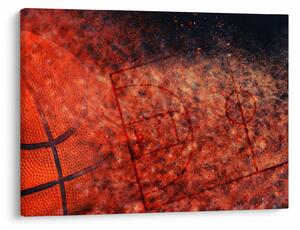 Obraz - Basketbalová lopta (70x50 cm)