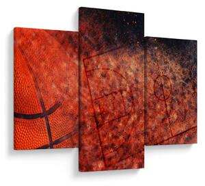 Obraz - Basketbalová lopta (90x60 cm)