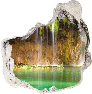 Foto fotografie diera na stenu Plitvické jazerá