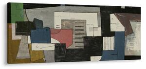 Obraz - Abstrakcia, kubizmus (120x50 cm)