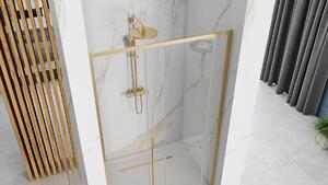 REA Sprchové dvere SOLAR 120 cm zlaté