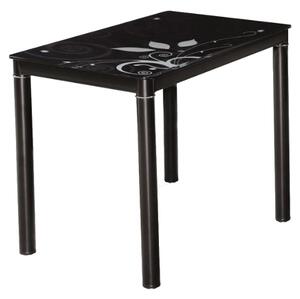 Jedálenský stôl DAMAR | 100x60 cm Farba: Čierna