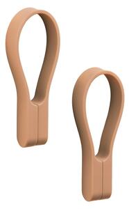 Béžové silikónové pútko 2 ks Loop – Zone