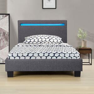 Čalúnená posteľ Verona 90 x 200 cm - šedá