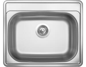 Nerezový drez Sinks COMFORT 600 V 0,6mm matný