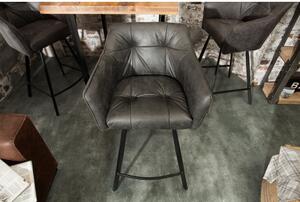 Barová stolička 39081 Loft Anti Šedá-Komfort-nábytok