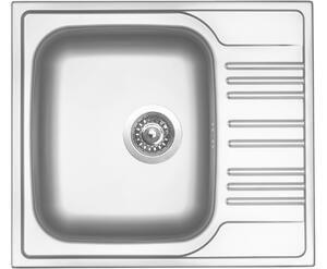 Nerezový drez Sinks STAR 580 V 0,6mm matný