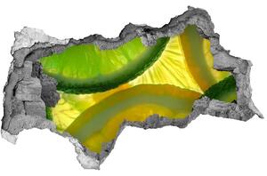 Nálepka diera na stenu Vápno a citrónom nd-b-81010621