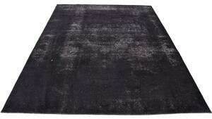 Čierny koberec do obývačky - vintage z Iránu 2,00 x 2,90 m