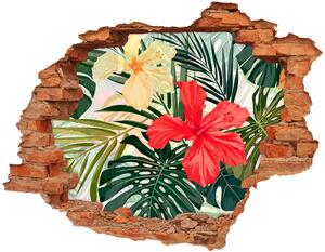 Foto fotografie diera na stenu Havajské kvety nd-c-84089036