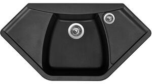 Granitový drez Sinks NAIKY 980 Pureblack