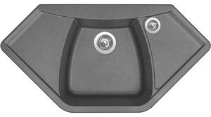 Set Sinks NAIKY 980 Metalblack + batéria Sinks MIX 35 P chróm